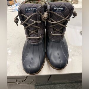 Sperry rain Boots with Multicolor Lining